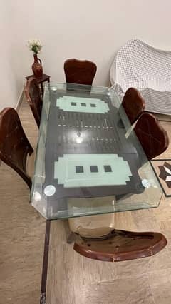 6 seater dining table