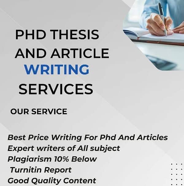 Thesis, Article & Proposal Writing 0