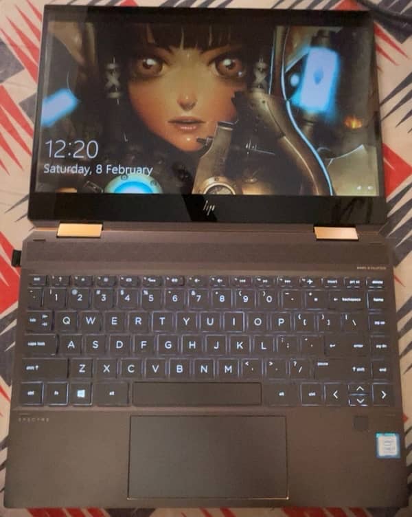 HP SPECTRE X360, Touch, Rose gold colour, Diamond cut shape 2