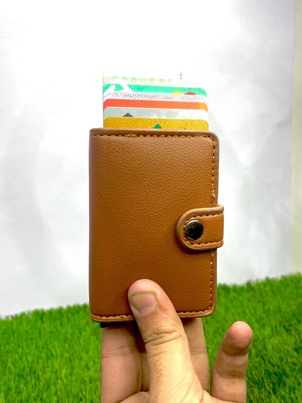 Automatic Popup Card Wallet and Cash Wallet 4