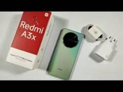 redmi a3x 64gb pta approved dual sim with box charger exchange only