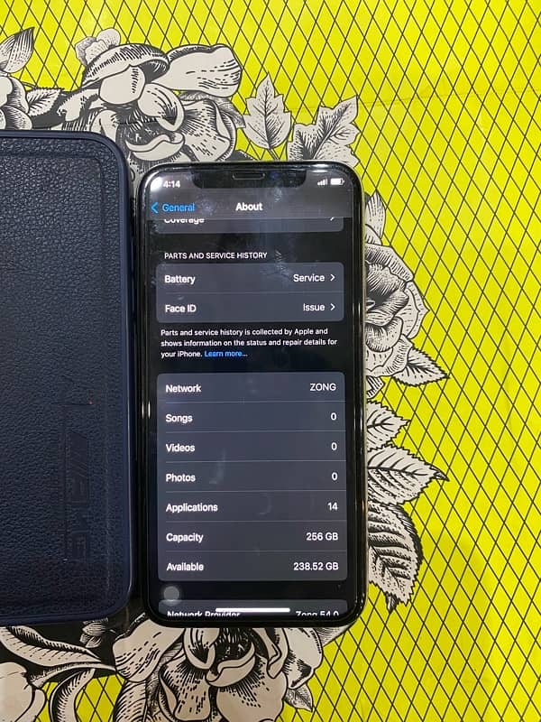 iphone x 256 face id disable battery service non pta sim working good 1