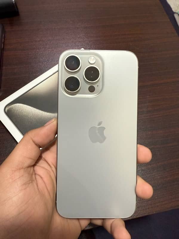 Iphone 15 Pro Max PTA Approved | 10/10 Condition with box 0