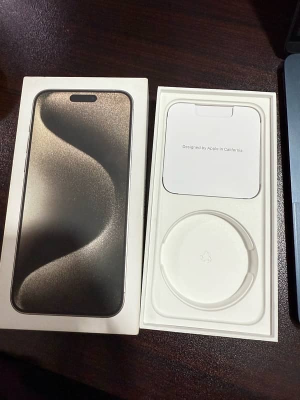 Iphone 15 Pro Max PTA Approved | 10/10 Condition with box 1