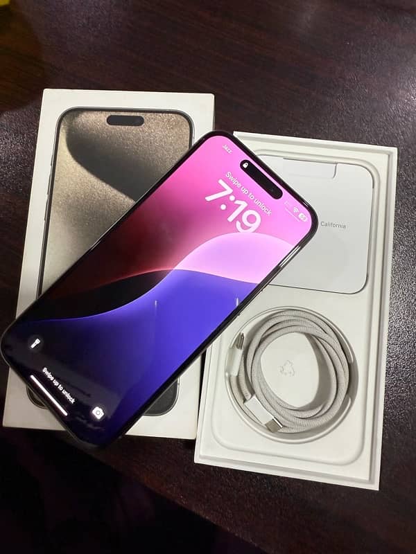 Iphone 15 Pro Max PTA Approved | 10/10 Condition with box 5