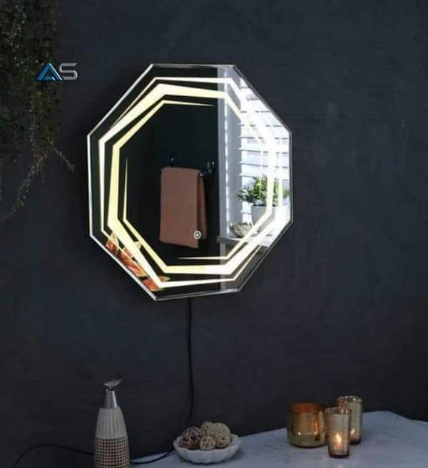 Looking Glass with sensor light installation. 8