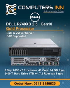 Dell R740 2.5 sas 8Bay