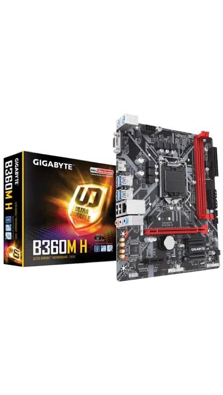 Gigabyte B360M-H 8th 9th DDR4 gaming motherboard PUBG tekken 7 GTA 5 V 0