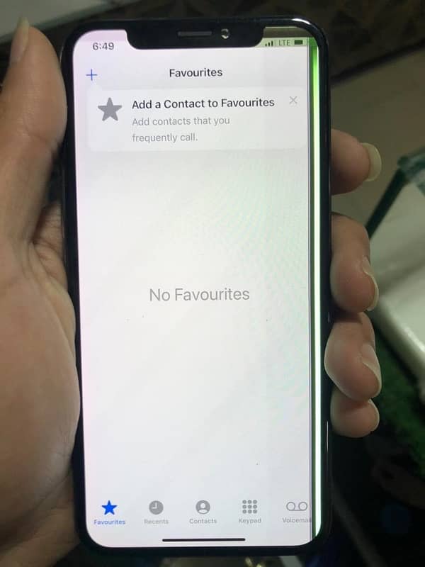 iphone X orignal pannel Just side pa line ha 0