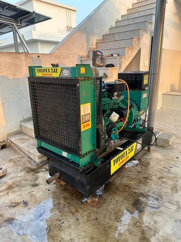 Toyota 2jz 30kva petrol gas generator 1