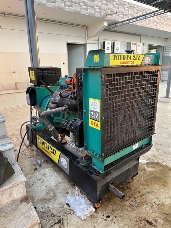 Toyota 2jz 30kva petrol gas generator 2