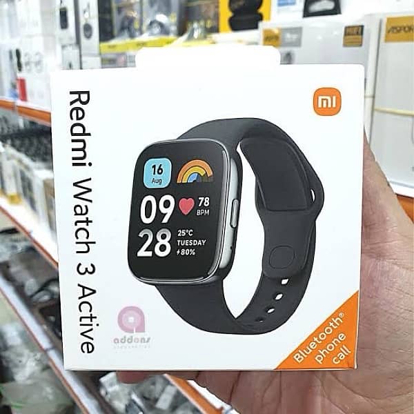 Box packed Mi smart watch Redmi 3 Active 1