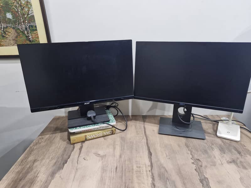 Acer and Dell 24 LED boarderless 1