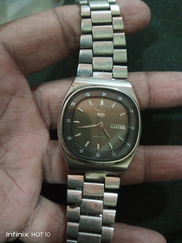 Seiko 5 automatic Japan watch for men 03454646205 4