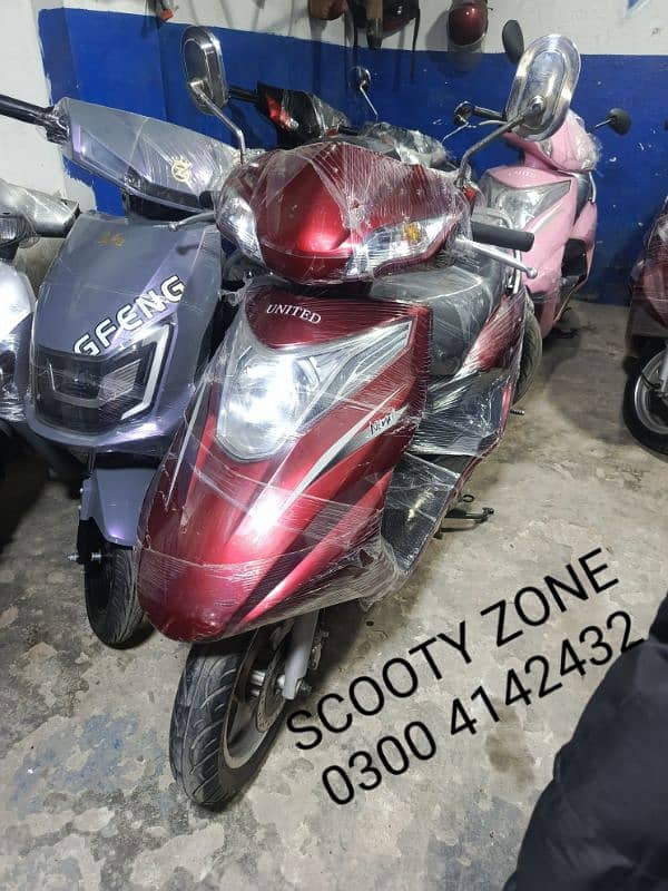 united 100cc scooties 49cc japanese scooties contact at 03004142432 15