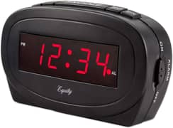 Multifunctional LED Display Alarm Clock FM Radio Calendar Temperature