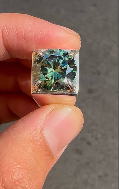 Moissanite and Topaz~ 1500 per Carat. 17