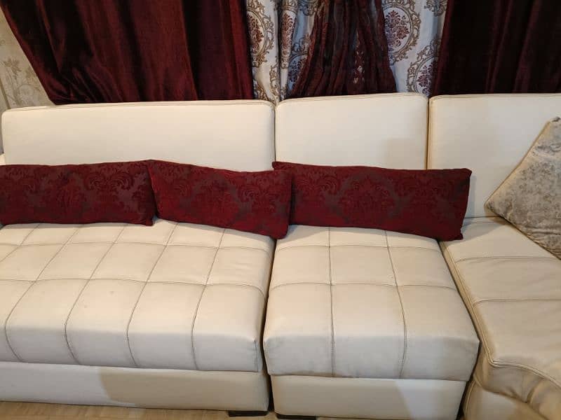 6 seat's sofa L shaped hai 2