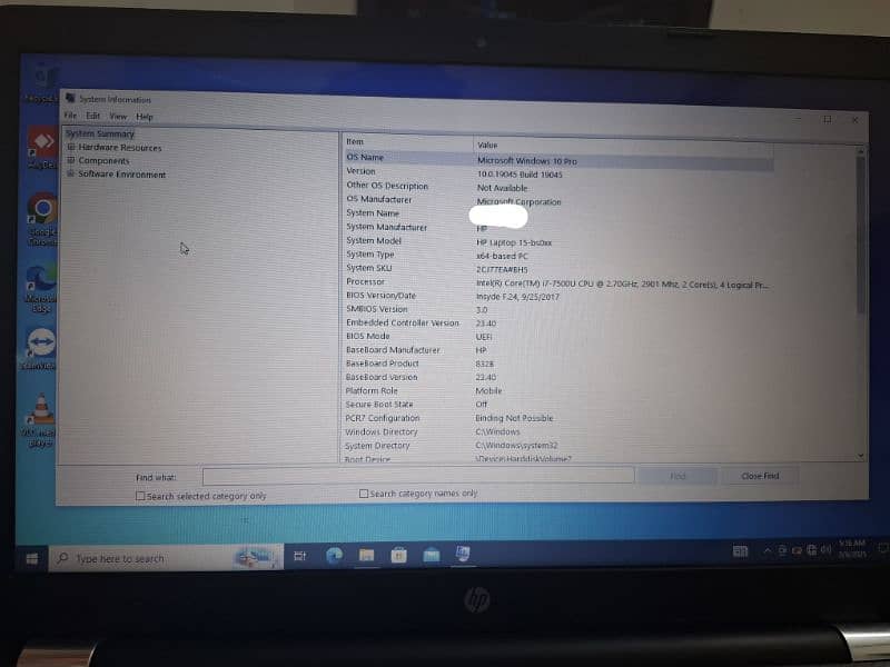 HP Laptop 15 core i7 7th gen, 16gb ram and 500gb SSD 5