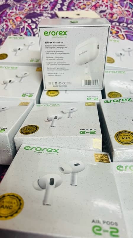 Erorex E-2 Earbuds Available High Quality ANC Supported 8