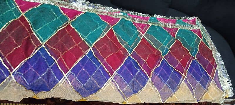 Lehnga Choli with Colorful Dopta 2