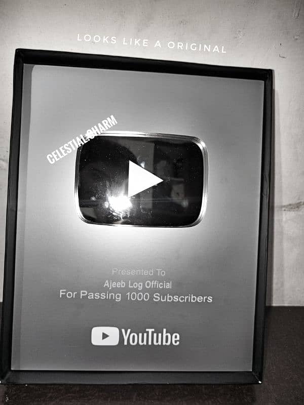 You_Tube Play button . Best for room decoration | Room decoration Fram 2