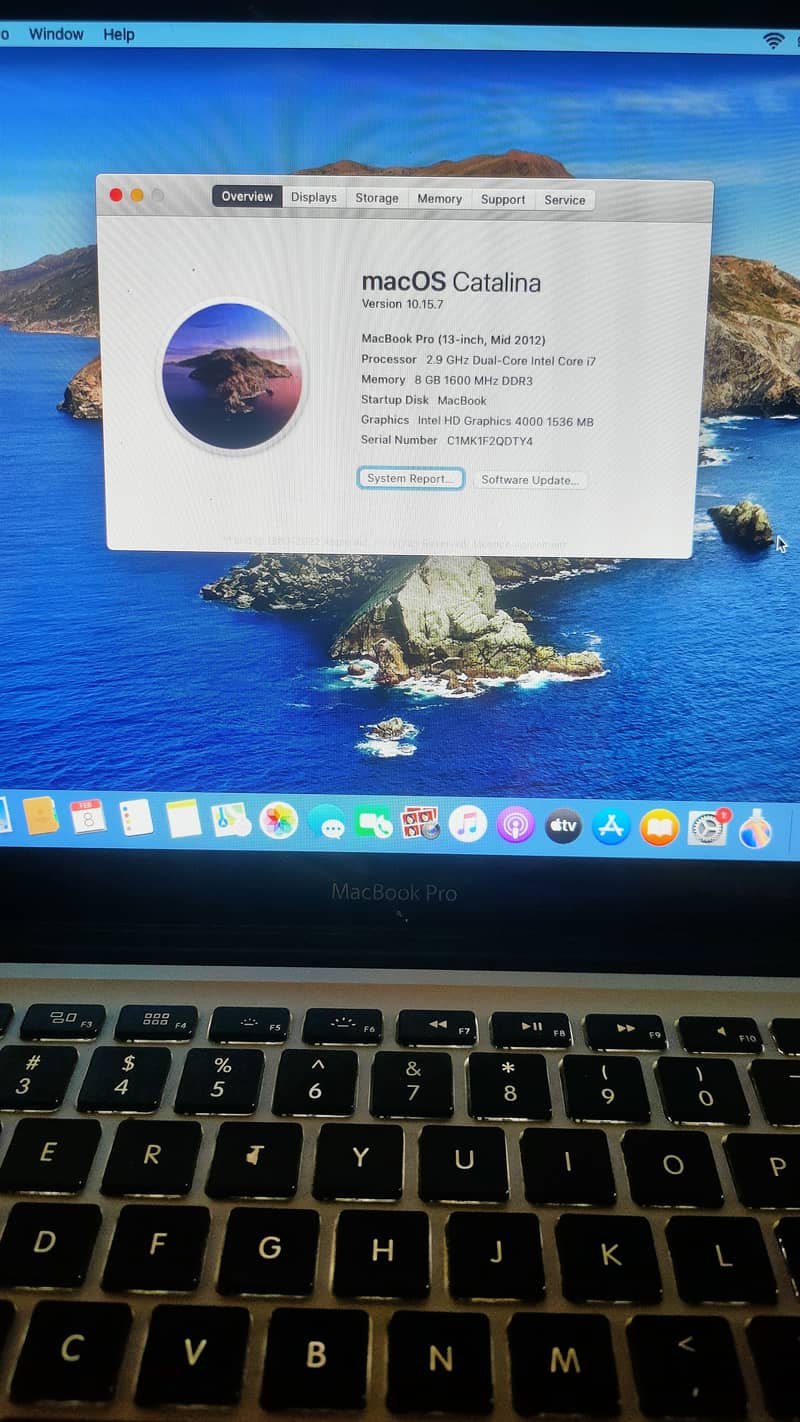 MacBook pro 2012 core i7 0