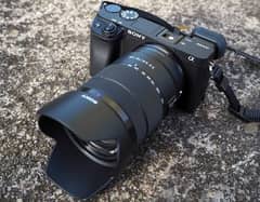 Sony alpha 6400 with 16mm 1.4 lens