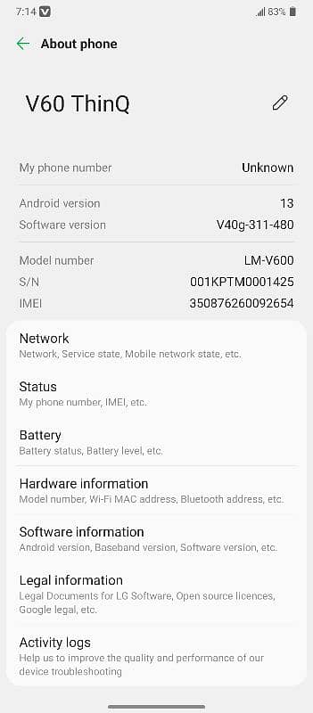 Lg v60 thinq 5g 7