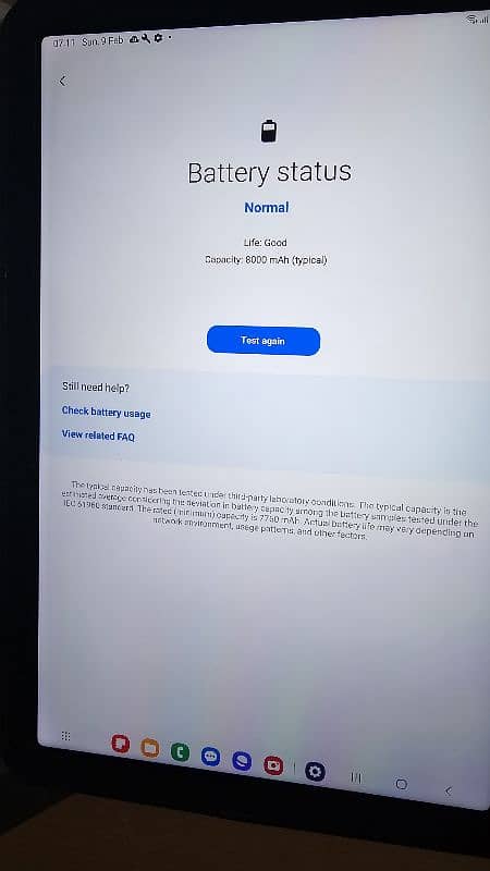 Samsung Galaxy Tab S7 T875 128Gb 4G For Sale 9