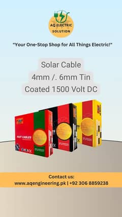 all solar cable available at whole sale price