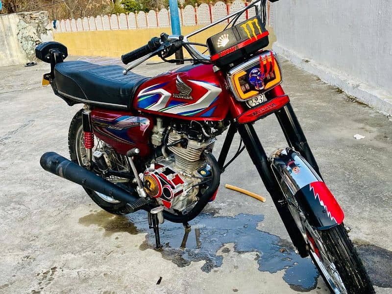 HONDA CG 125 2022 MODEL ABBOTTABAD NUMBER WHATSAPP 03444010421 1