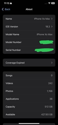 Iphone XS Max 512GB