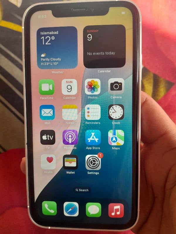 I PHONE XR 64 GB PTA Approved Converted to 16 pro Wight 6