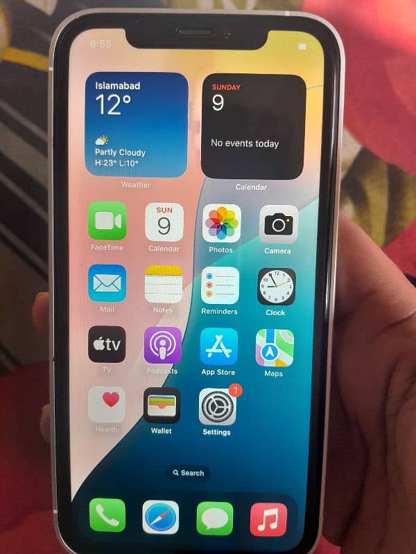 I PHONE XR 64 GB PTA Approved Converted to 16 pro Wight 7