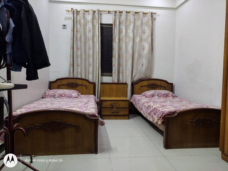 3 Bed DD Apartment First Floor Near Lasania Restaurant Gulshan e Iqbal Block 10A 14