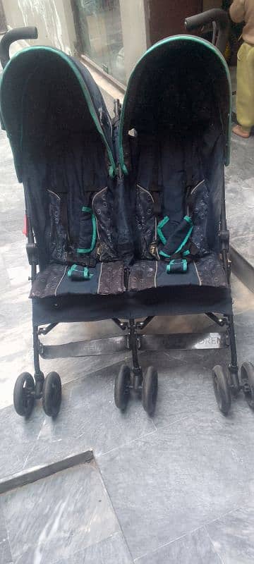 imported baby pram for 2 babies 2