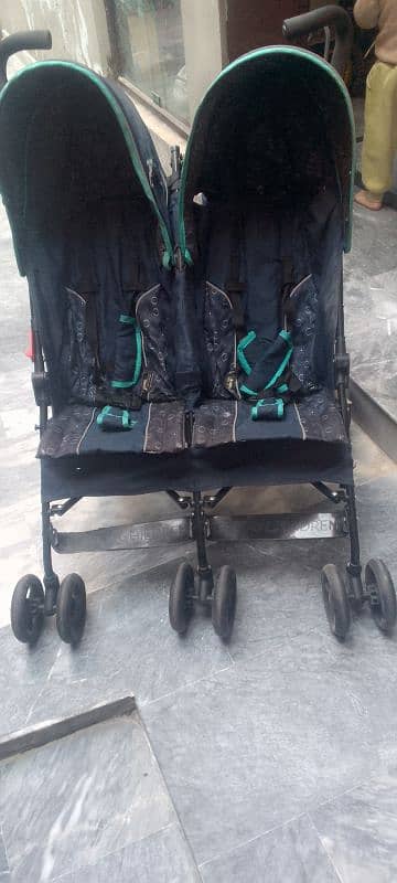 imported baby pram for 2 babies 5