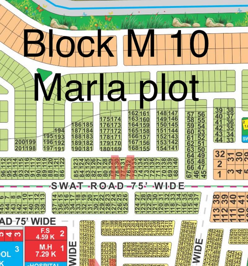 10 Marla Plot for Sale in Block M, LDA City Lahore 0