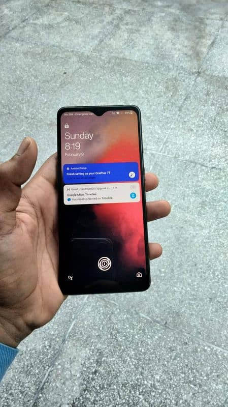 one plus 7T Single Sim 8/128 2