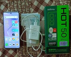 Infinix Hot 50 pro plus  8+8/256GB 11 month warranty approx.