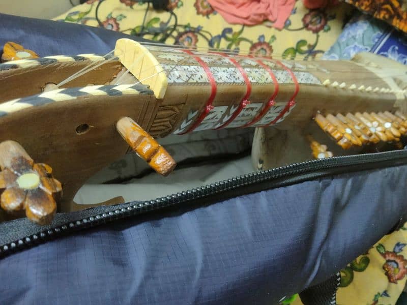 quality rabab with bag and extra strings 0