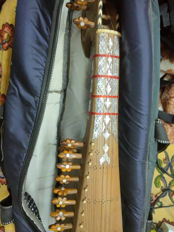 quality rabab with bag and extra strings 1