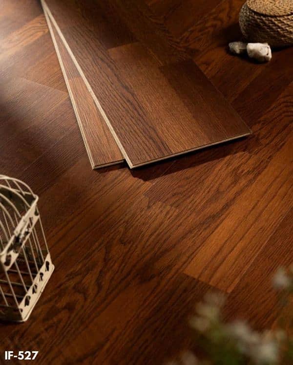 Wooden and vinyl flooring with installation services 7