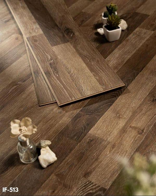 Wooden and vinyl flooring with installation services 8