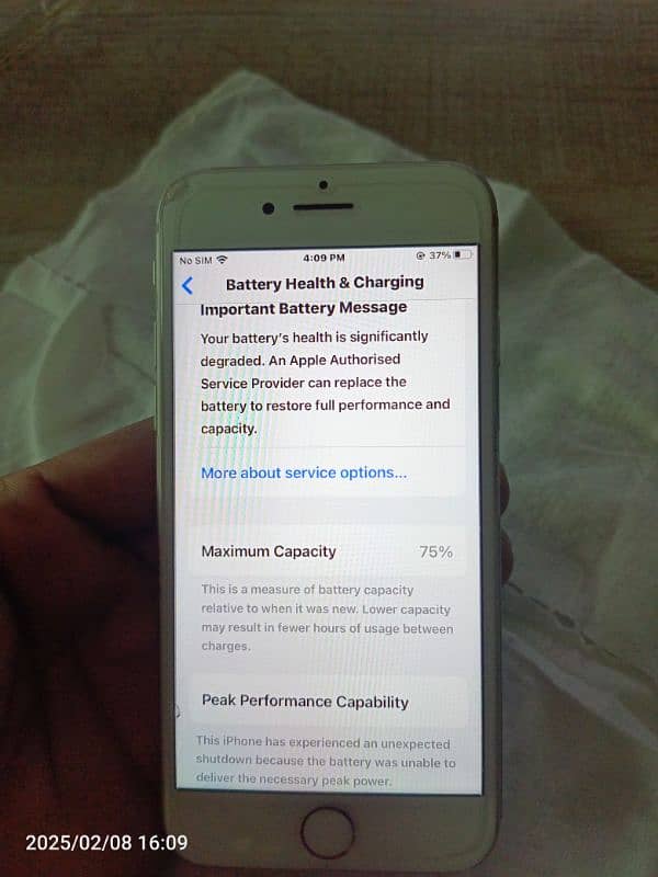 Iphone 8 64GB 75 Battery health orignal 10/9.5 2