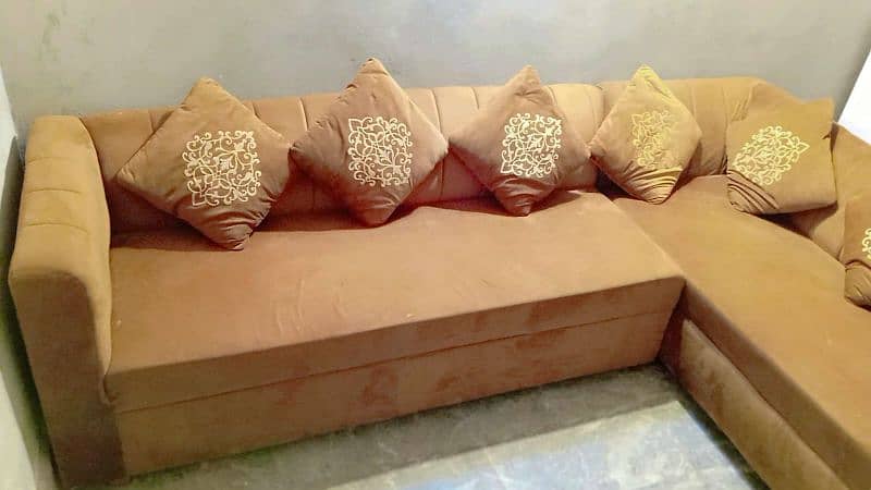 L shape Sofa set 2