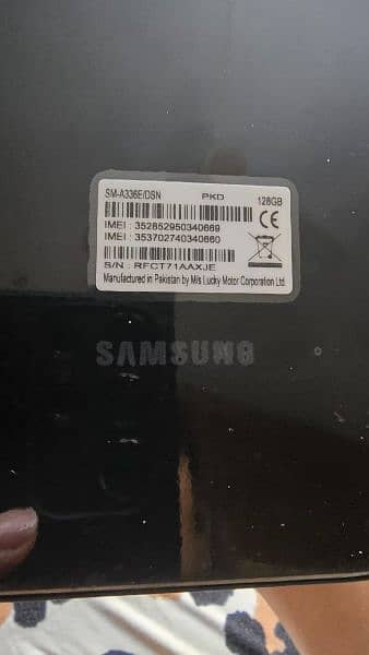 SAMSUNG A33 5G 10/10 BOTH SIDES PROTECTOR 3