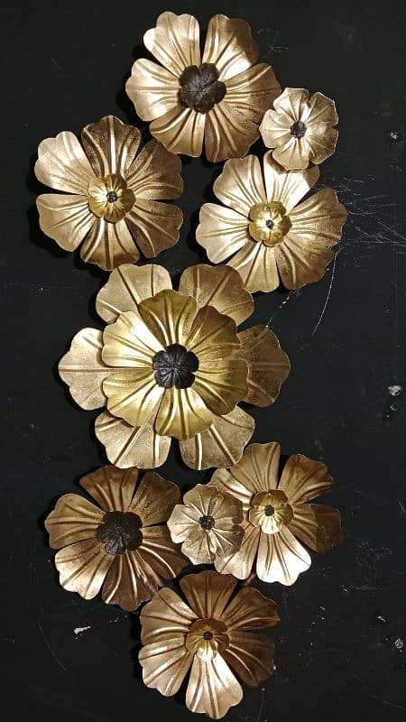 Wall hanging Metal flowers 3