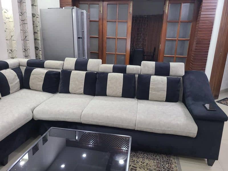 Slightly Used L Shaped Sofa set 5